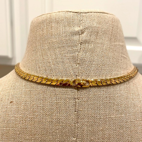 Christian Dior Vintage Gold-tone and Purple Necklace - Picture 4 of 7